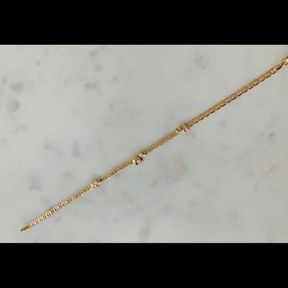 New 18kt Gold Filled Mariner elephant anklet. 🐘 - Picture 2 of 6